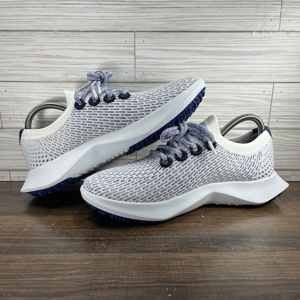Allbirds Tree Dashers 2 Women's Gray White Shoes - Women's Size 8 - Picture 4 of 9